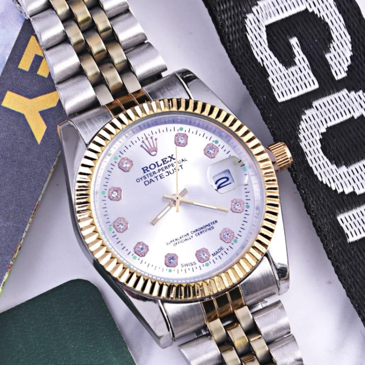 ساعتمچی مردانه ROLEX مدل 651 دارای روز شمار و جعبه